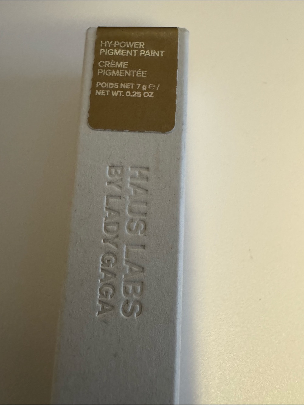 Haus Labs By Lady Gaga Hy-Power Pigment Paint - Creme with Gold Label
